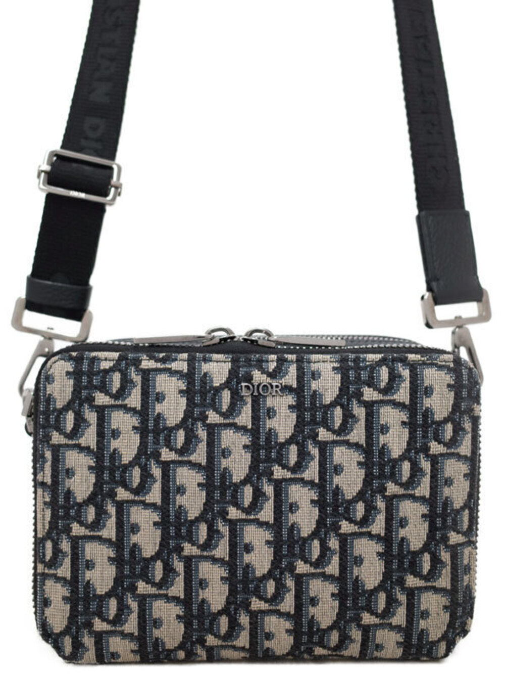 Christian Dior Oblique Shoulder Strap Pouch Clutch Bag